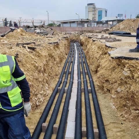 Mersin Limanı Üst Köprü İşi TEDAŞ Hatlarının Deplase Edilmesi